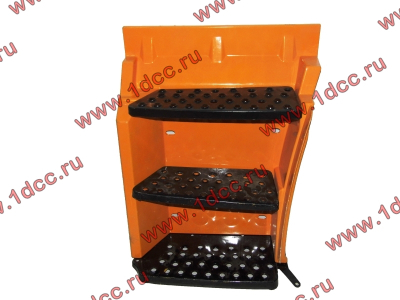 Подножка со ступеньками в сборе левая SH желтая SHAANXI / Shacman (ШАНКСИ / Шакман) 81.61510.0225 фото 1 Набережные Челны