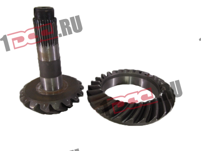 Коническая пара редуктора среднего моста (29х17//// 45 шлицов) F J6 FAW (ФАВ) 2402036-AOE/2402037 для самосвала фото 1 Набережные Челны