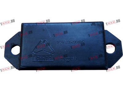 Подушка отбойная передней рессоры 63х35х160 (2 отверстия) H HOWO (ХОВО) WG9323520010 фото 1 Набережные Челны