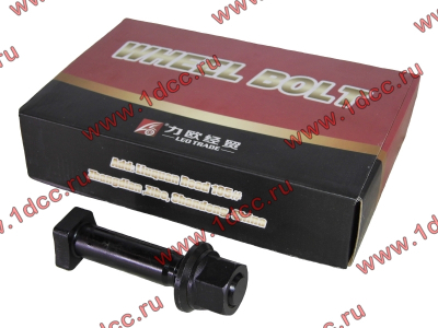 Шпилька колесная задняя с гайкой L-130 M23 H/SH (AZ9112340123) КАЧЕСТВО HOWO (ХОВО) LEO600025 фото 1 Набережные Челны